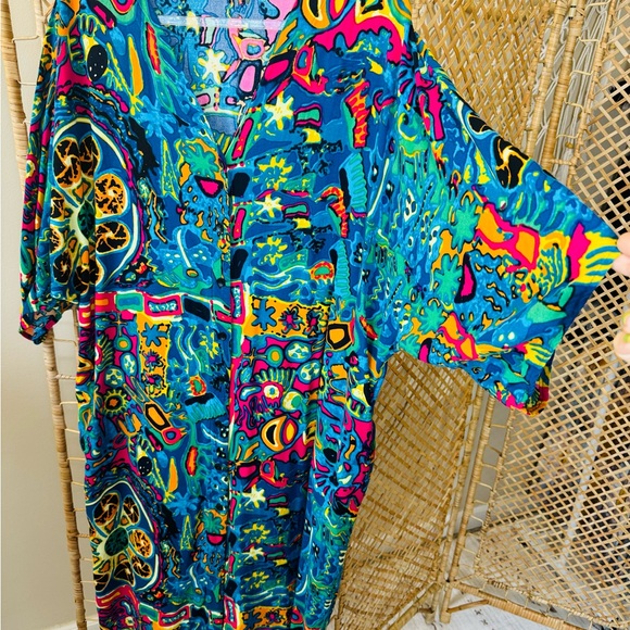 Beautiful Colorful Beach Kaftan Tunic - Picture 5 of 9